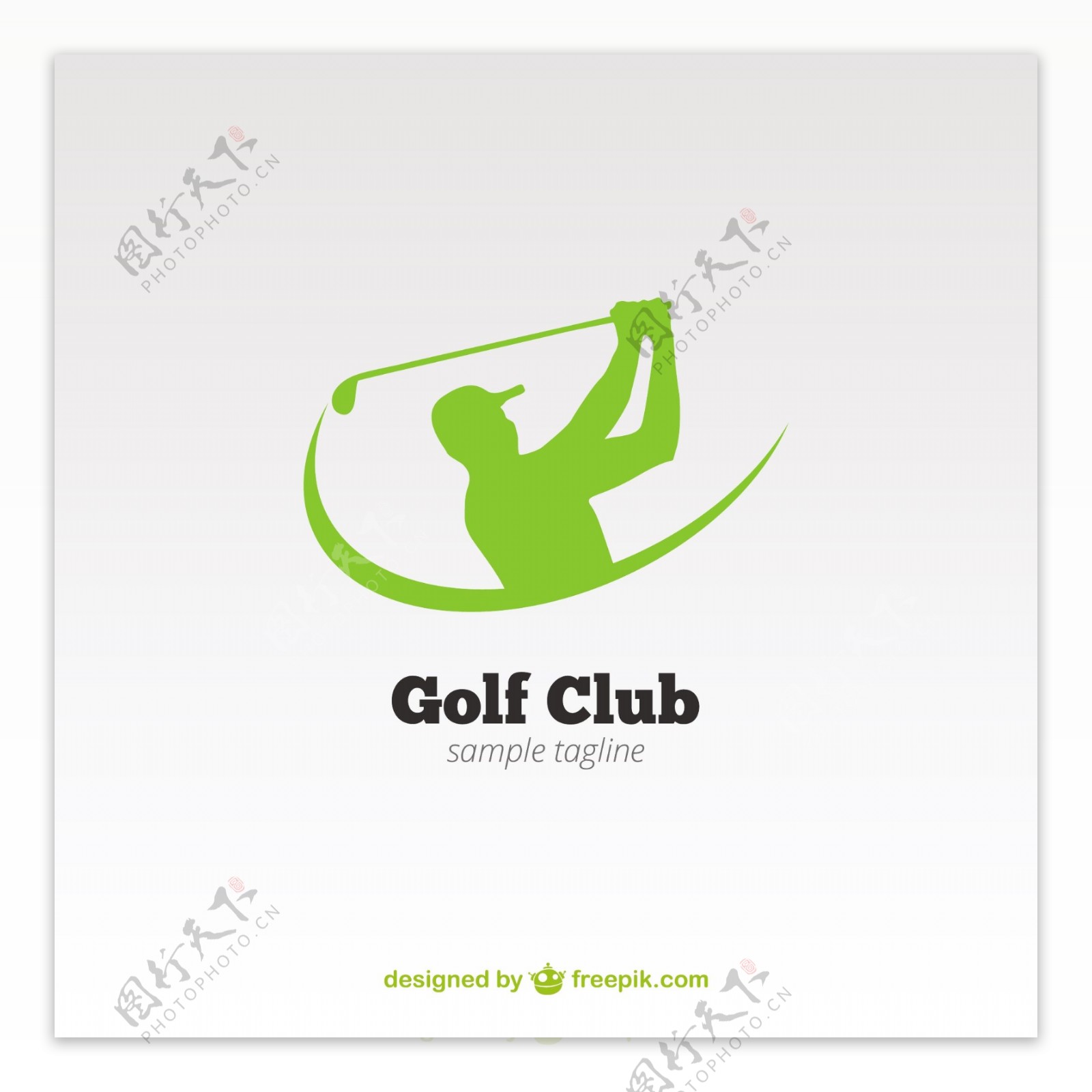 高尔夫俱乐部标志