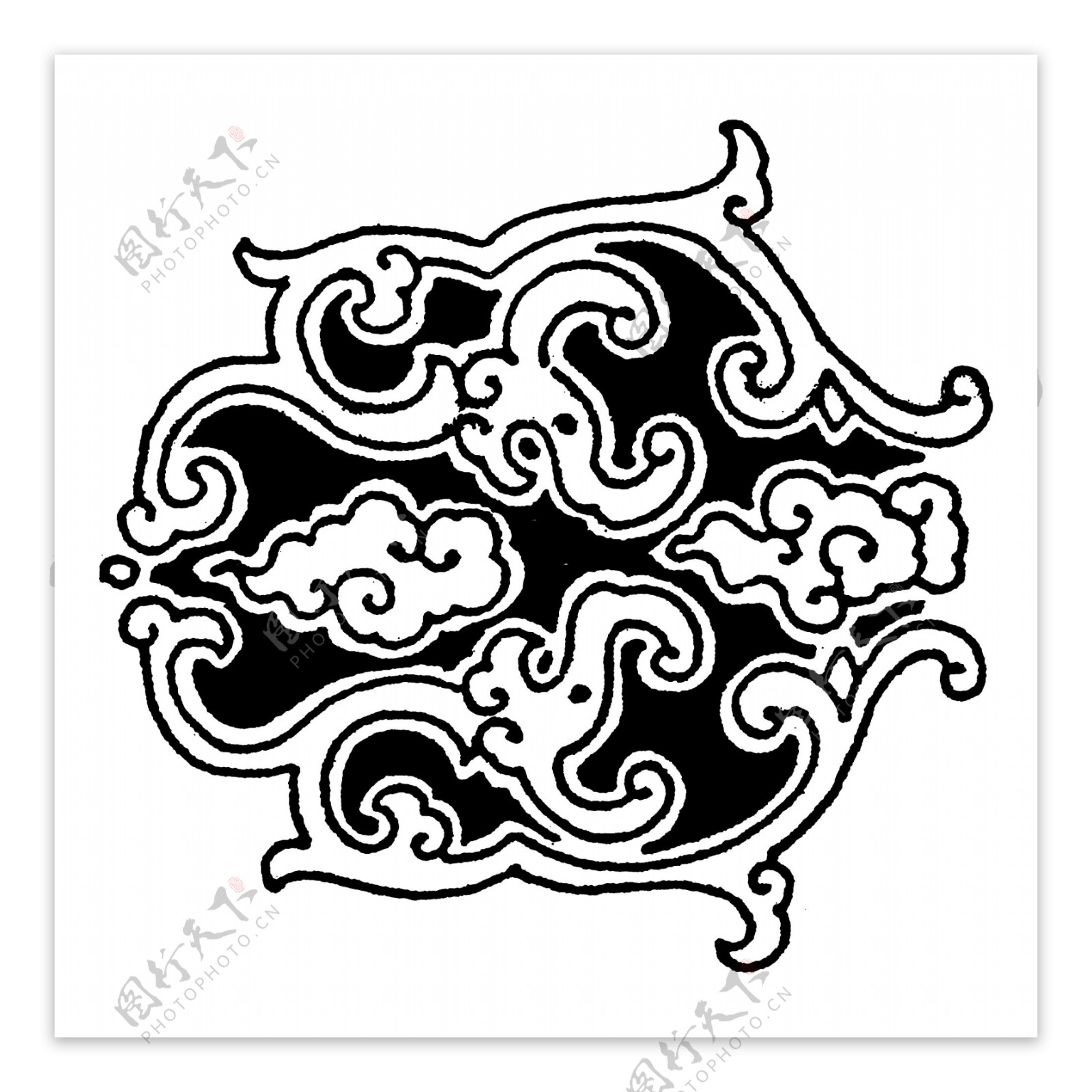 中国龙纹古典龙纹中国风龙纹图片