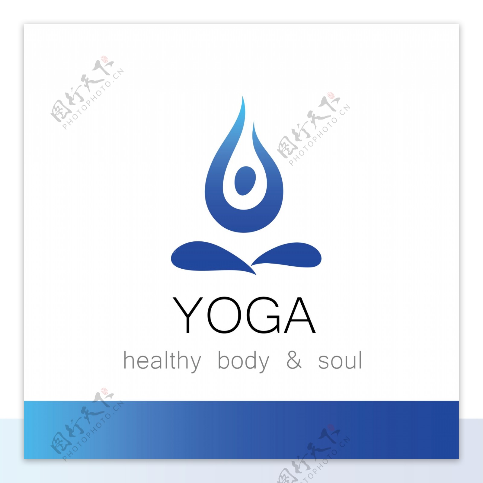 瑜伽logo设计4