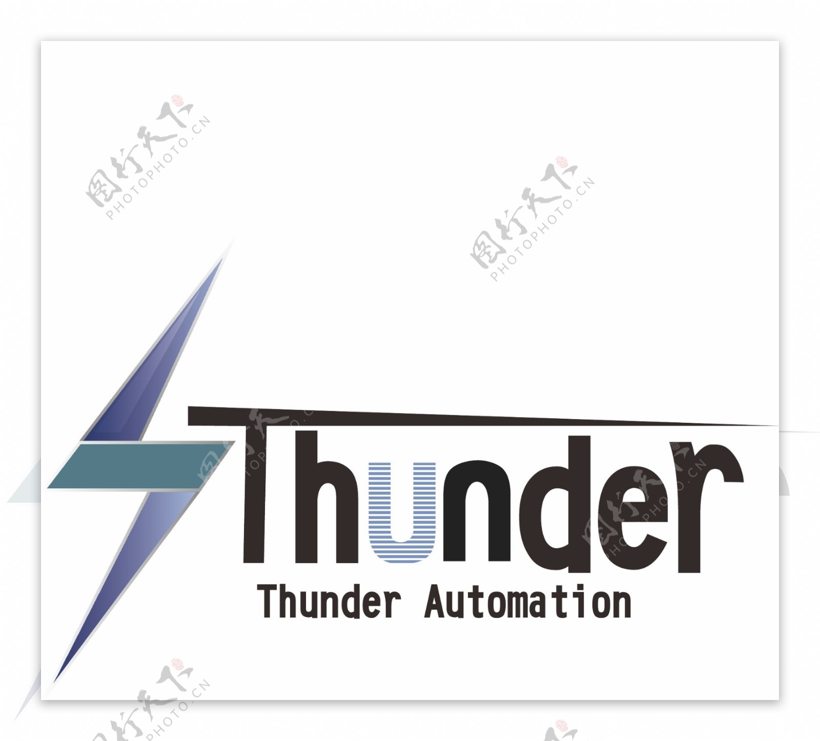 为国外一家名为thunder设计的标志