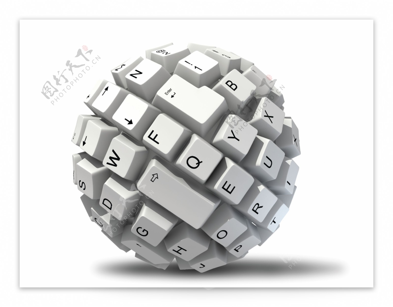 球形数码键盘图片