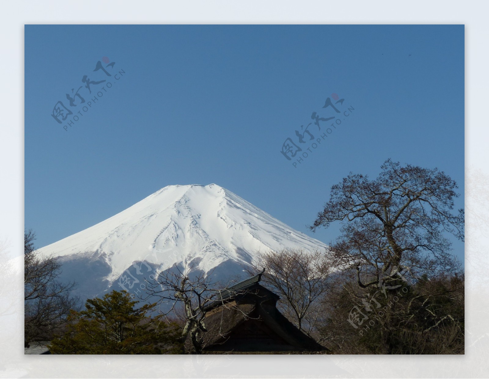 美丽的日本富士山风景图片