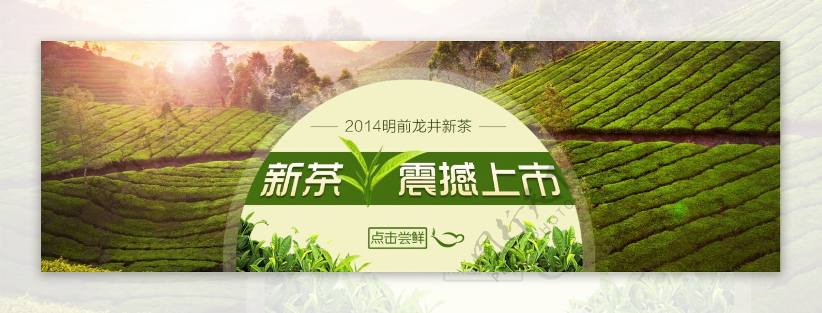 淘宝新茶上市促销海报设计PSD素材