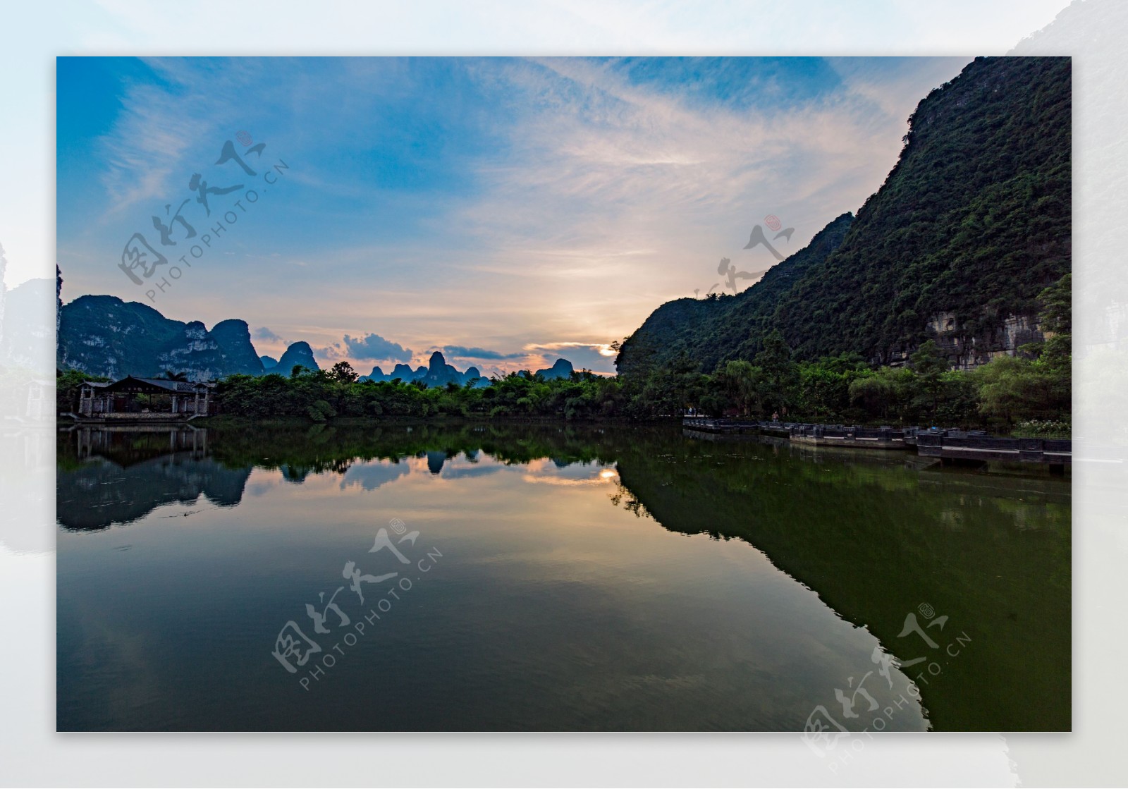 广西明仕田园风景