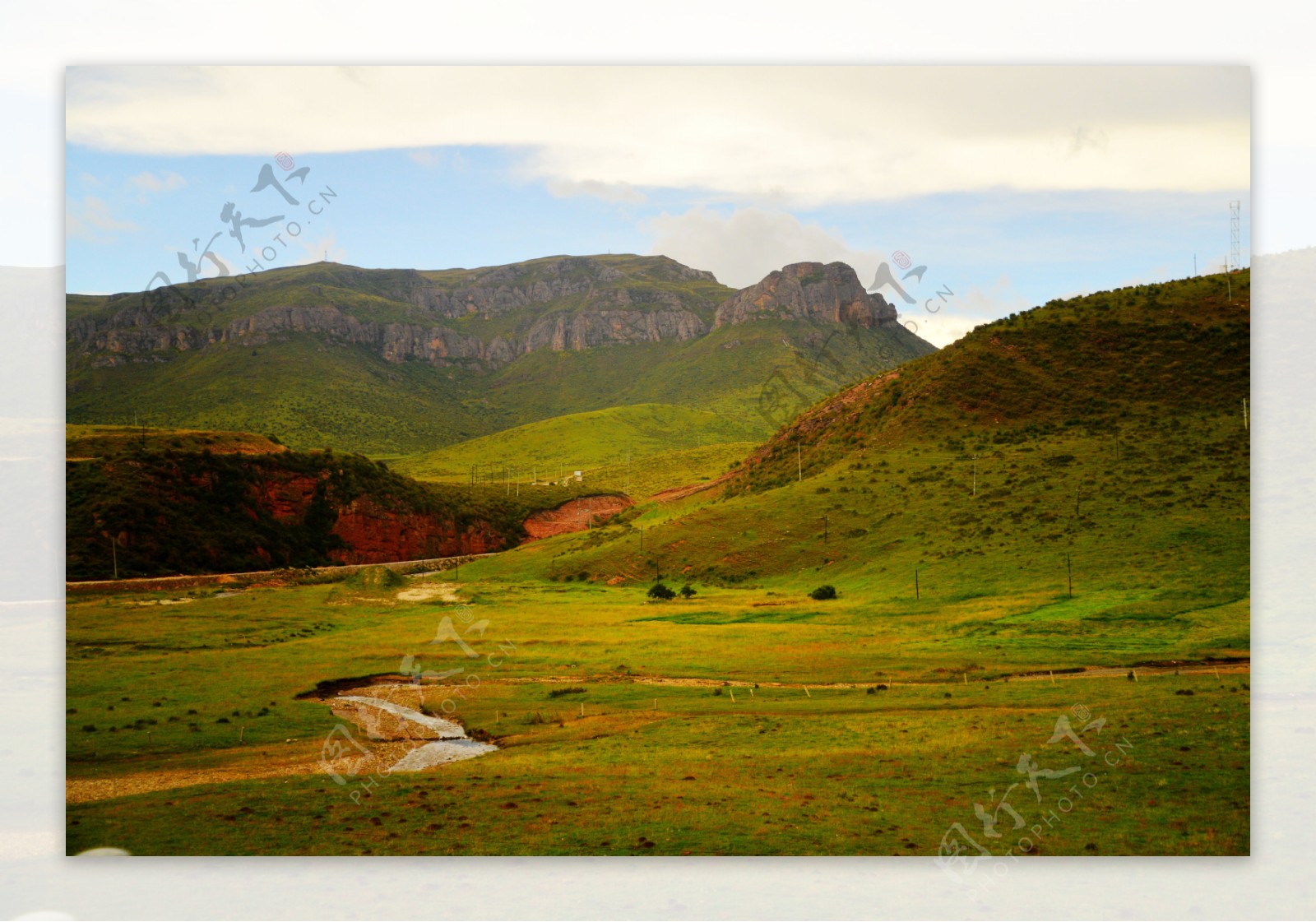 甘肃甘南桑科草原风景