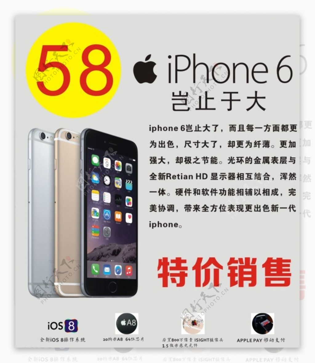 iphone6海报宣传图片