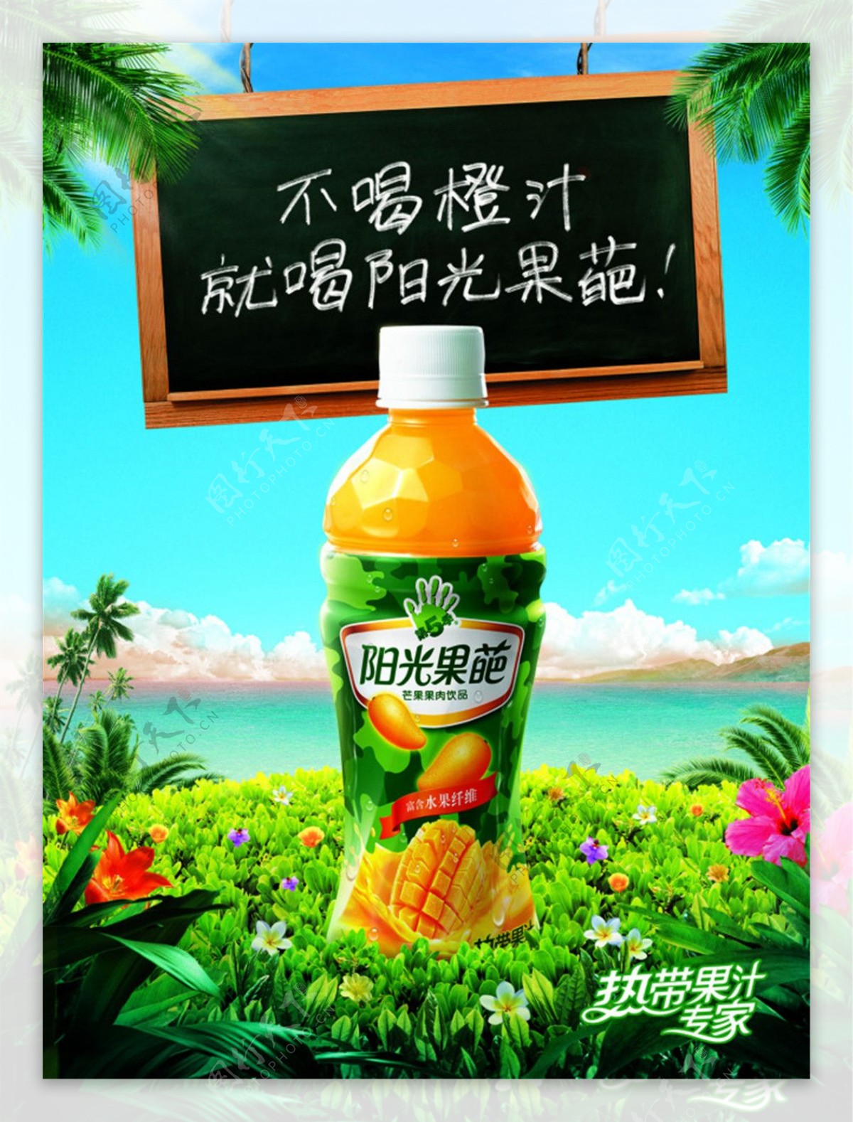 阳光果葩果汁