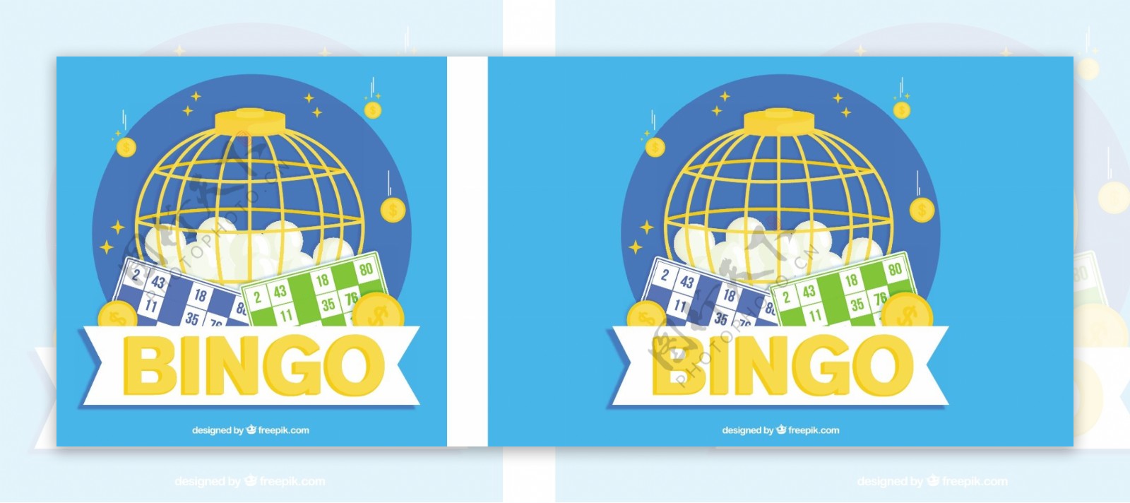 bingo游戏元素背景