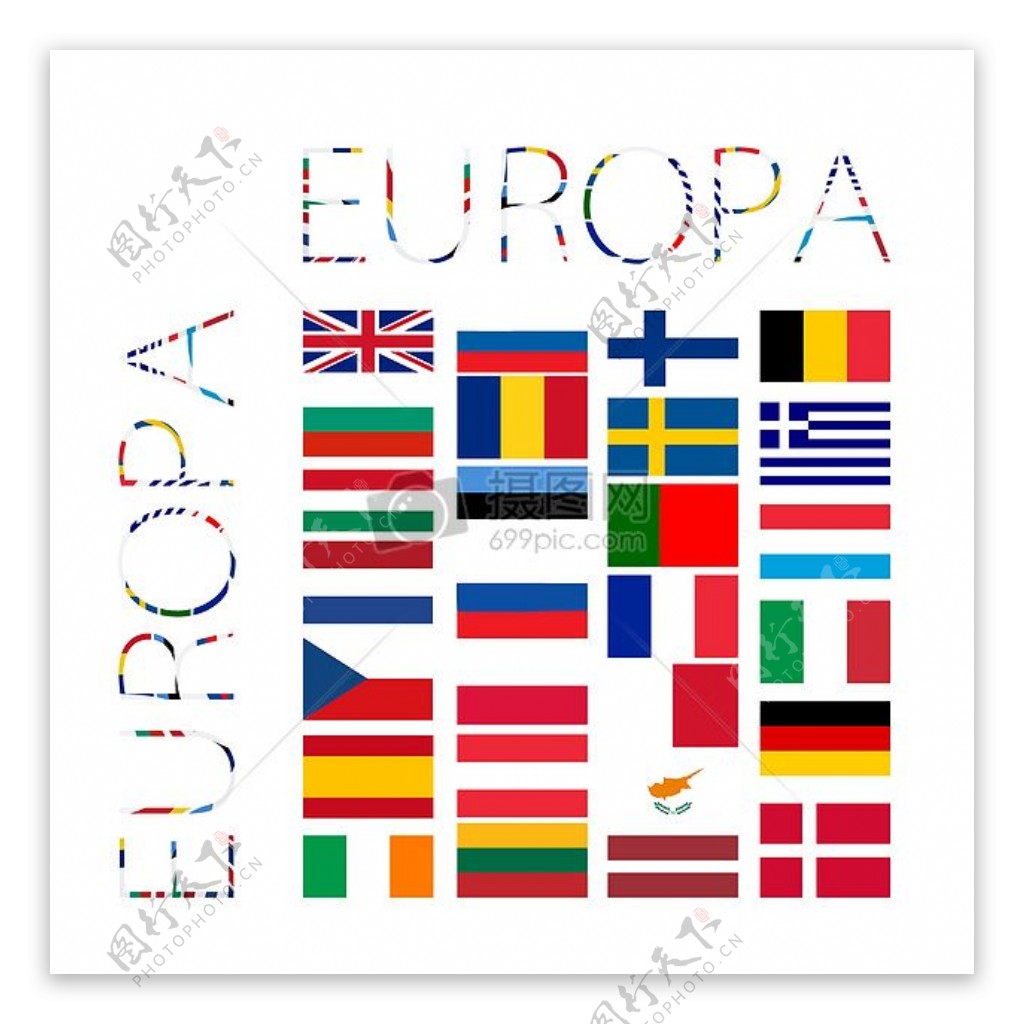 欧洲各国国旗