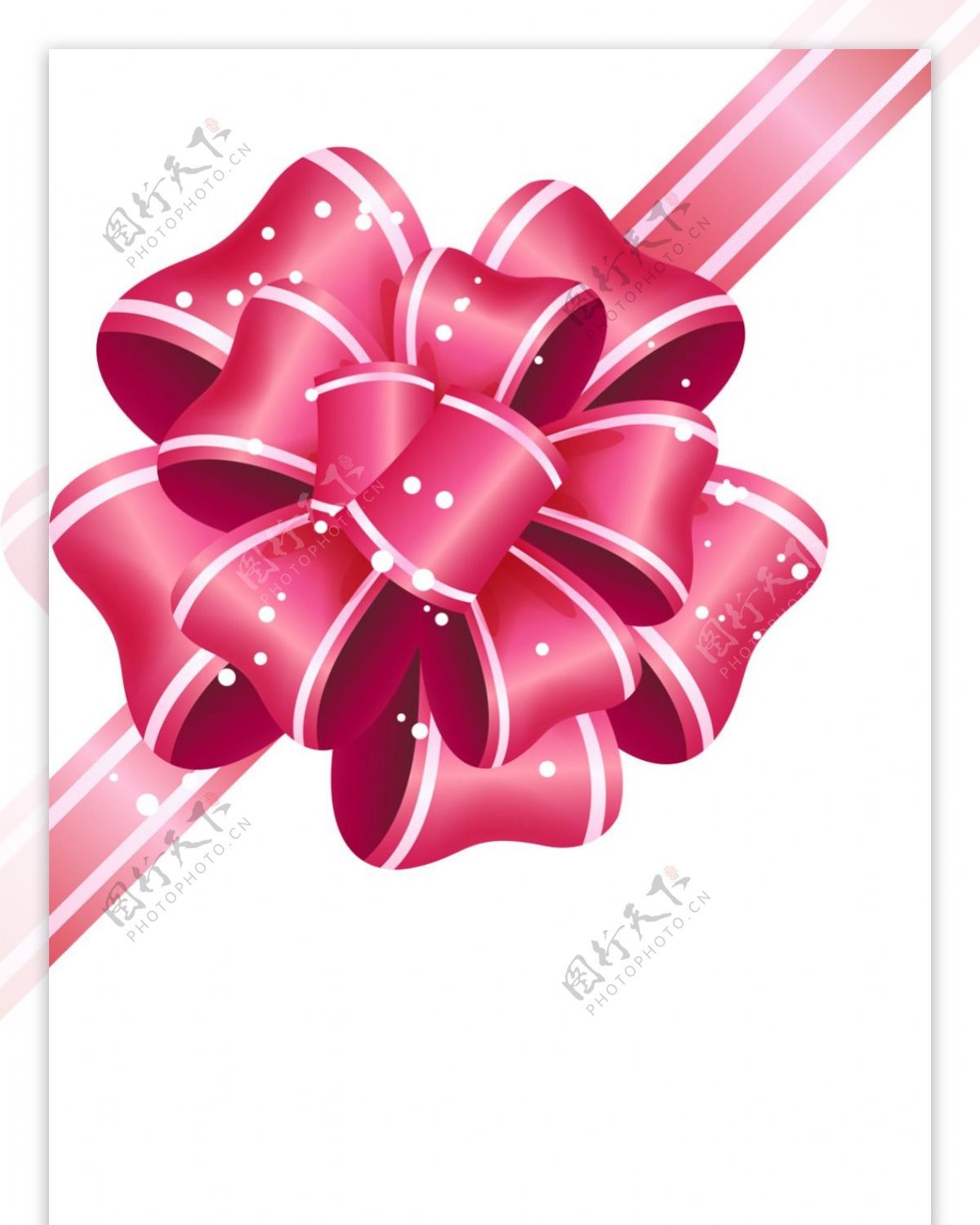 粉色精美中国结素材展架设计模板画面