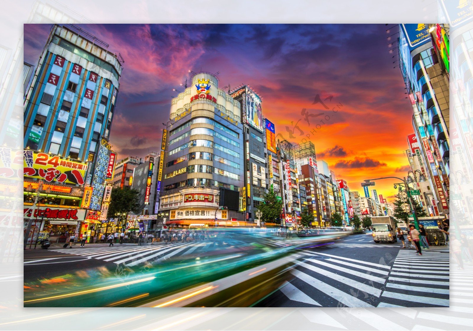 日本城市风景图片