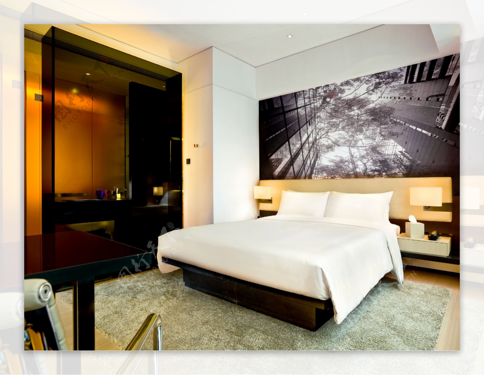 香港东隅酒店时尚卧室设计图片