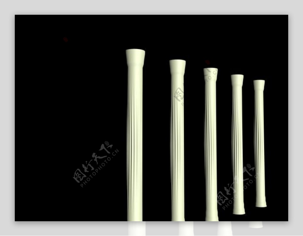 罗马纹理柱子模型