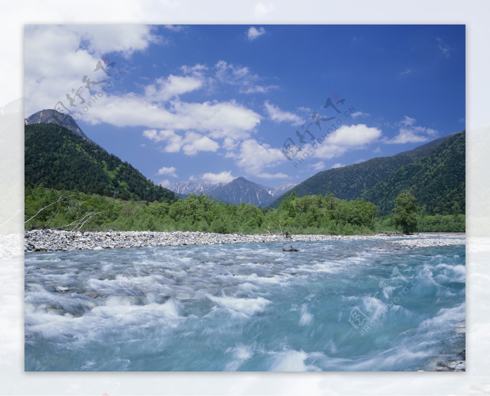 高山河流景色特写图片图片