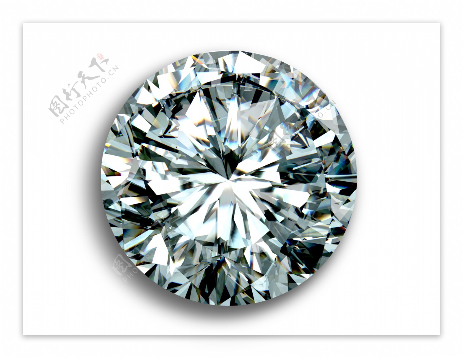 圆形钻石素材