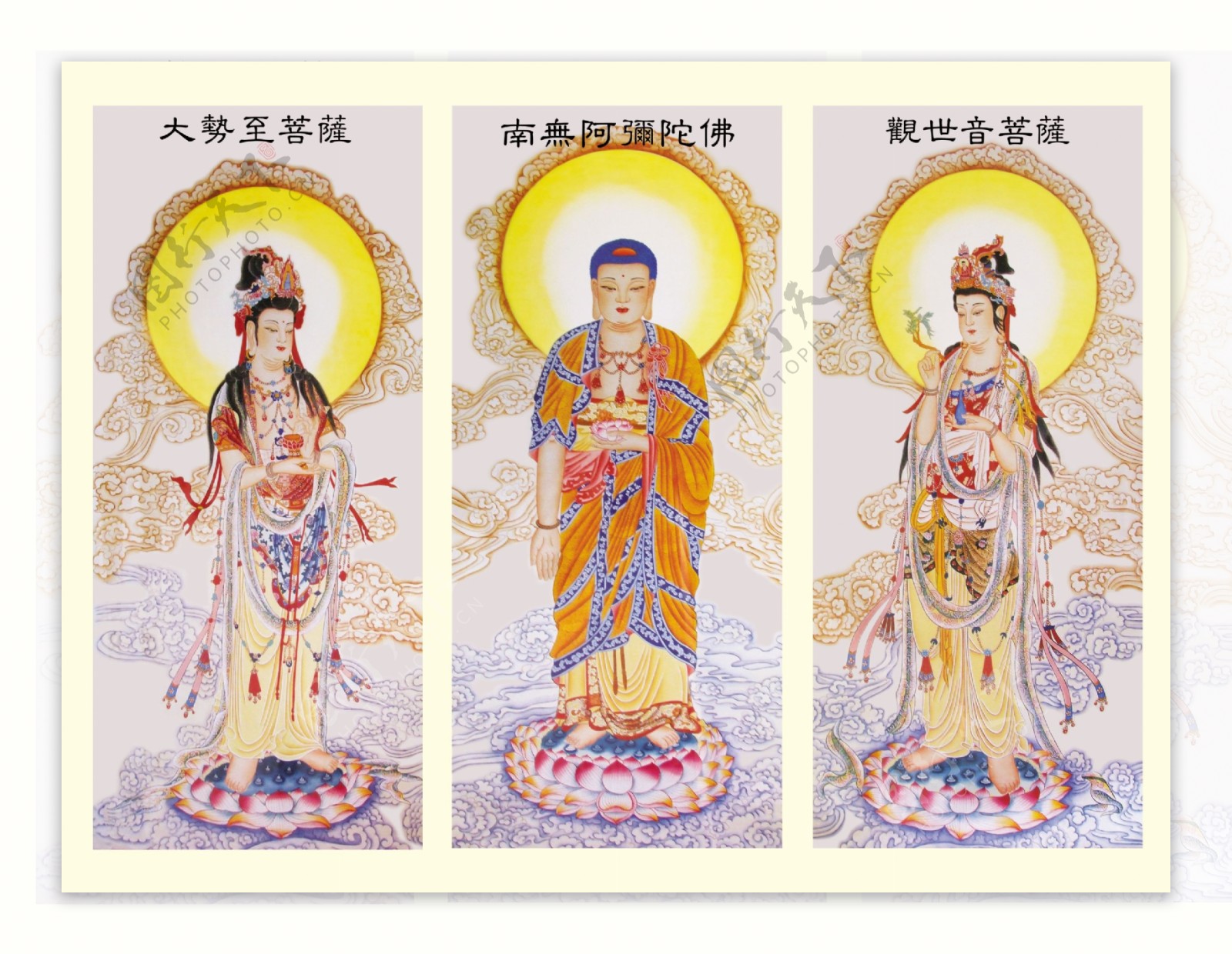 佛像菩萨壁画图片