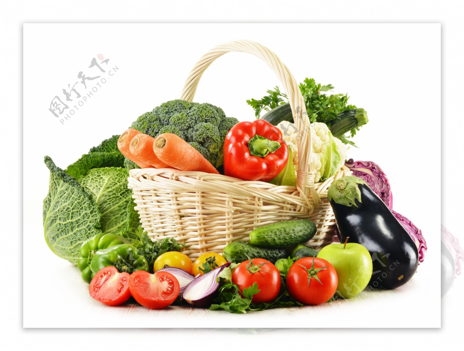 蔬菜广告背景素材图片