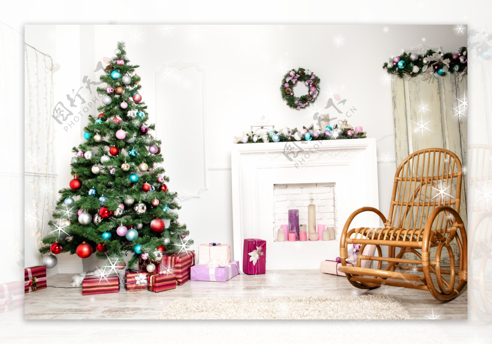 摇椅与圣诞树