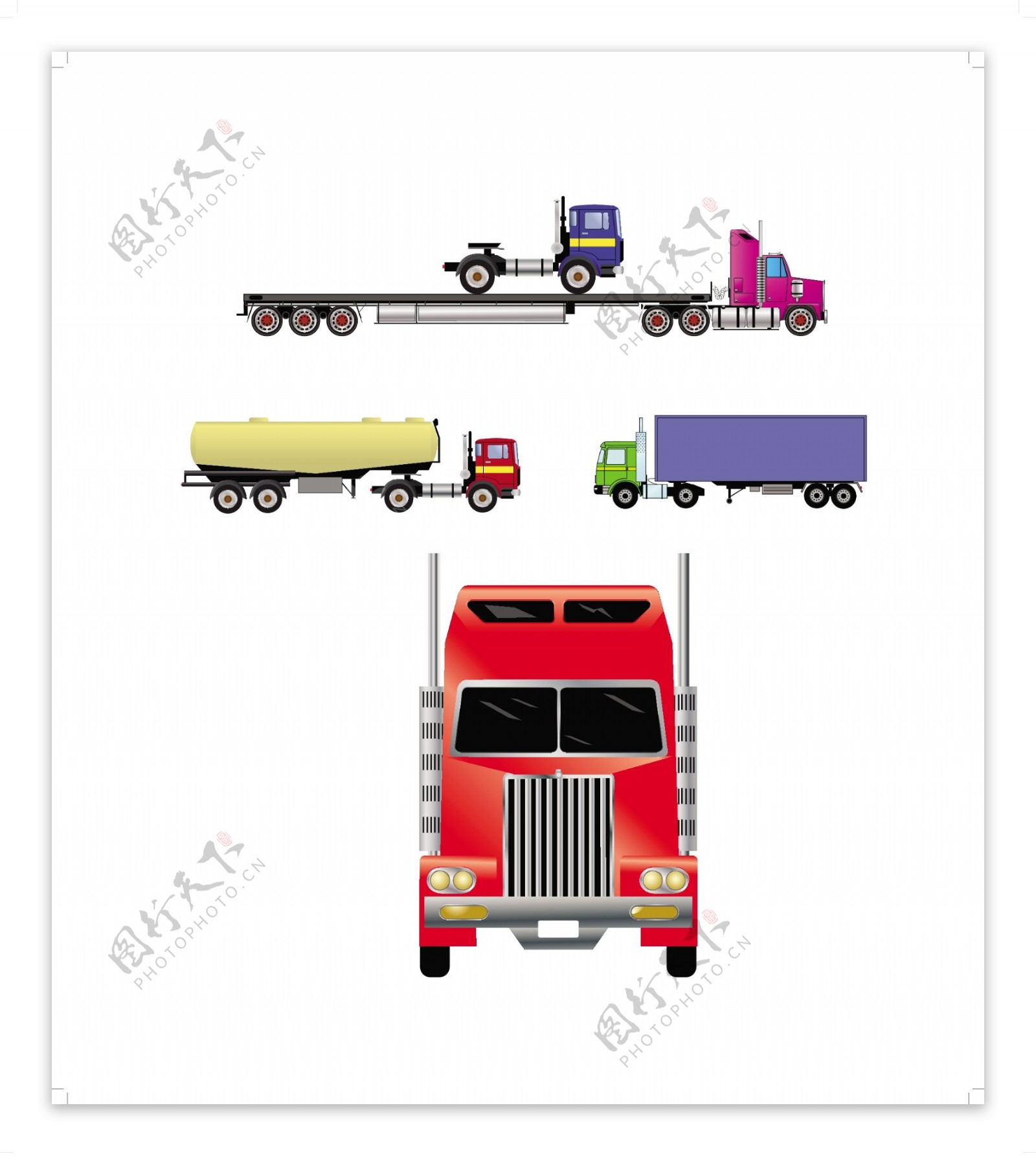 卡车和拖车
