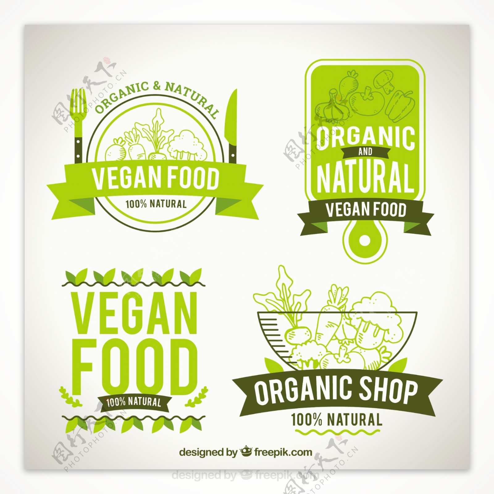 绿色有机食品标志提案|平面|品牌|宜禾设计 - 原创作品 - 站酷 (ZCOOL)