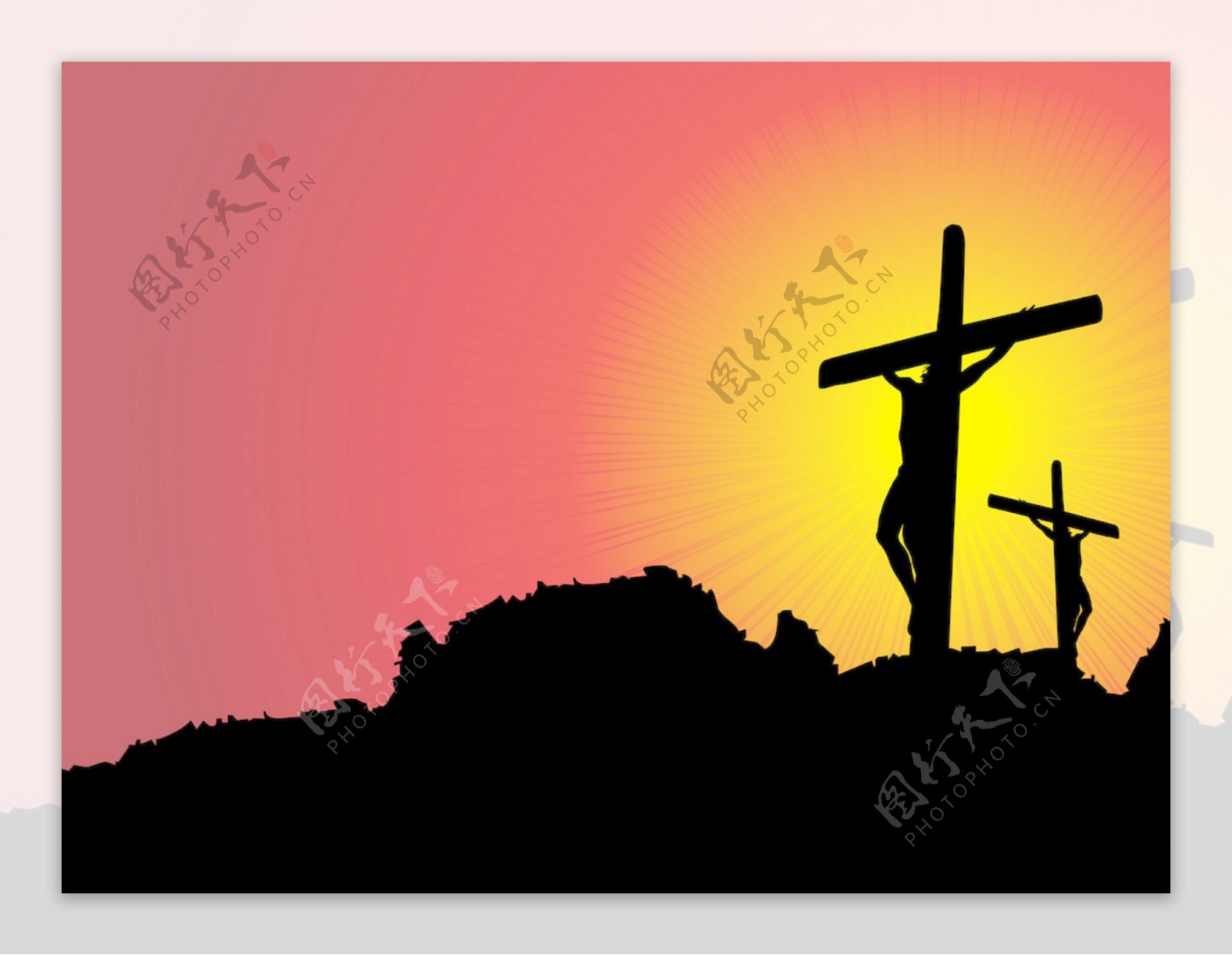 图片十字架耶稣素材