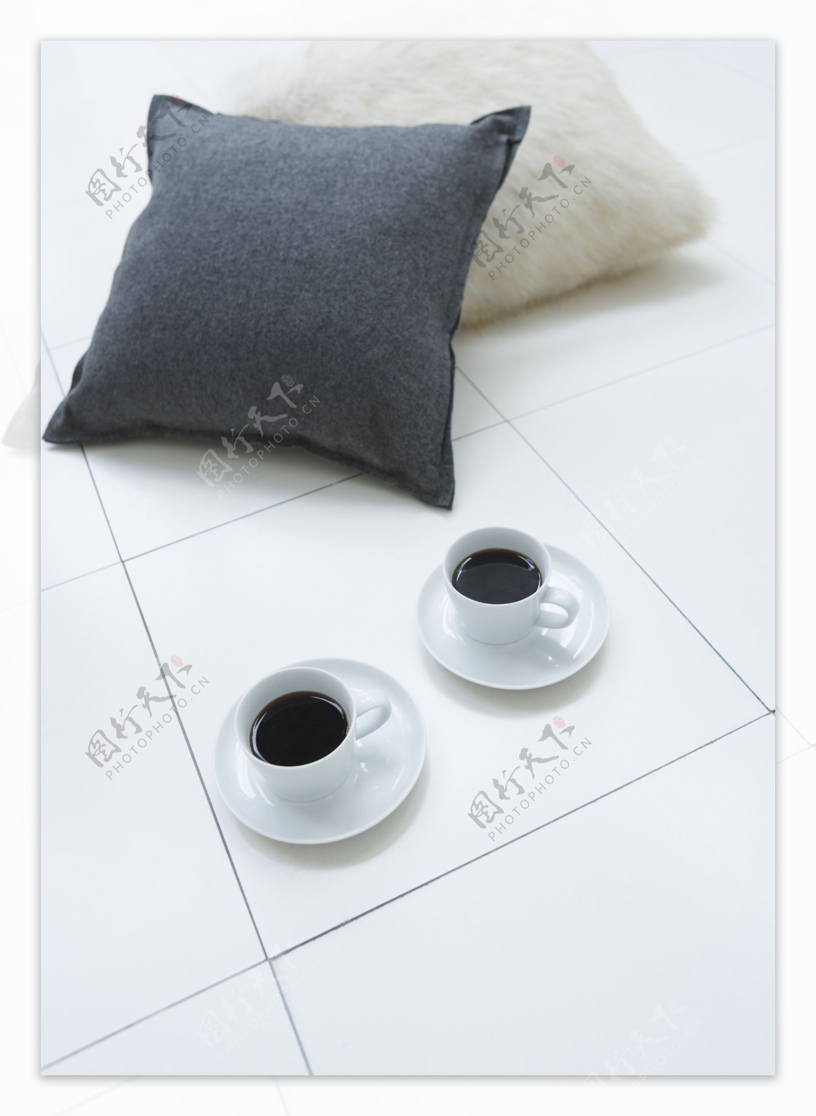 咖啡抱枕图片