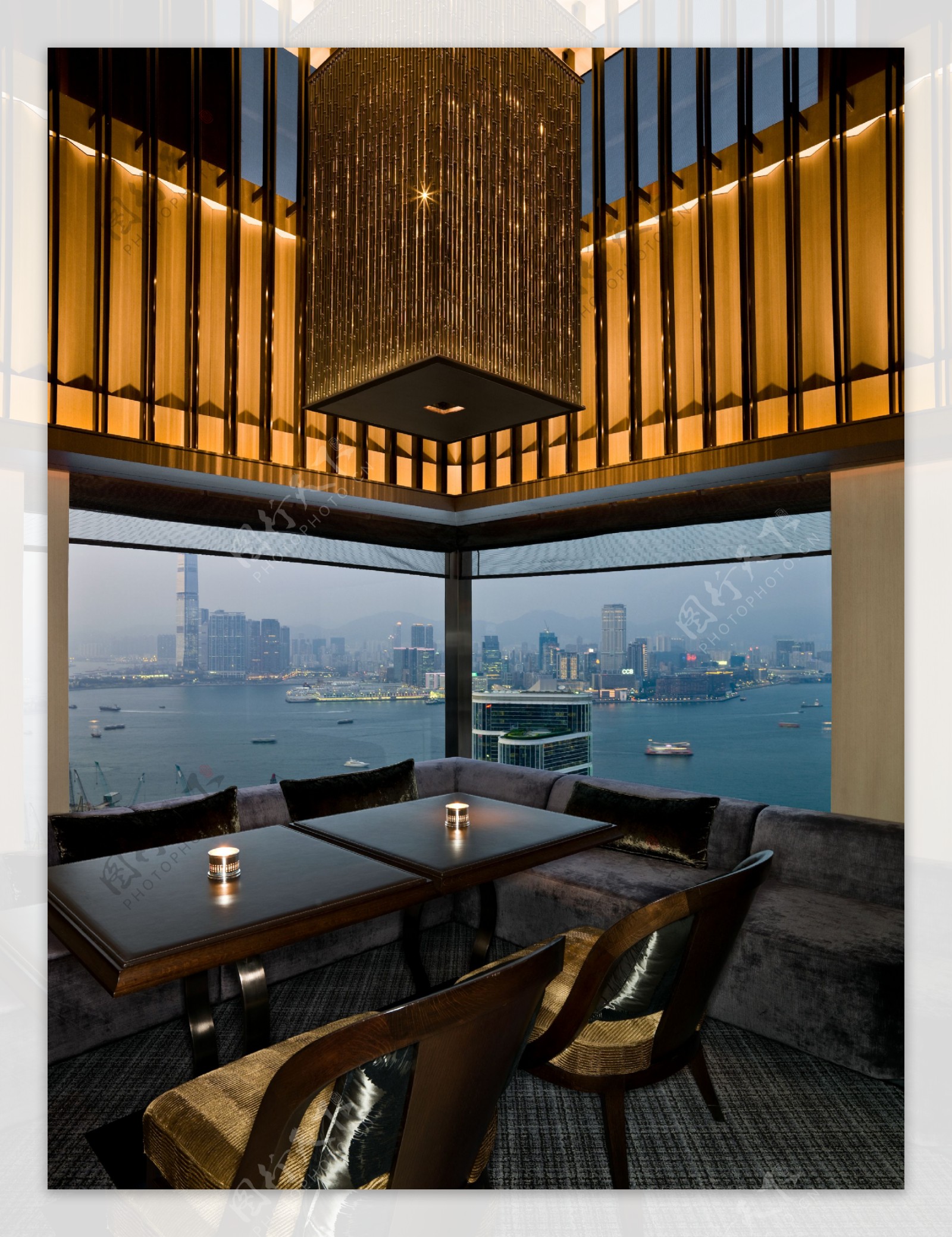 香港奕居酒店浪漫餐厅设计图片
