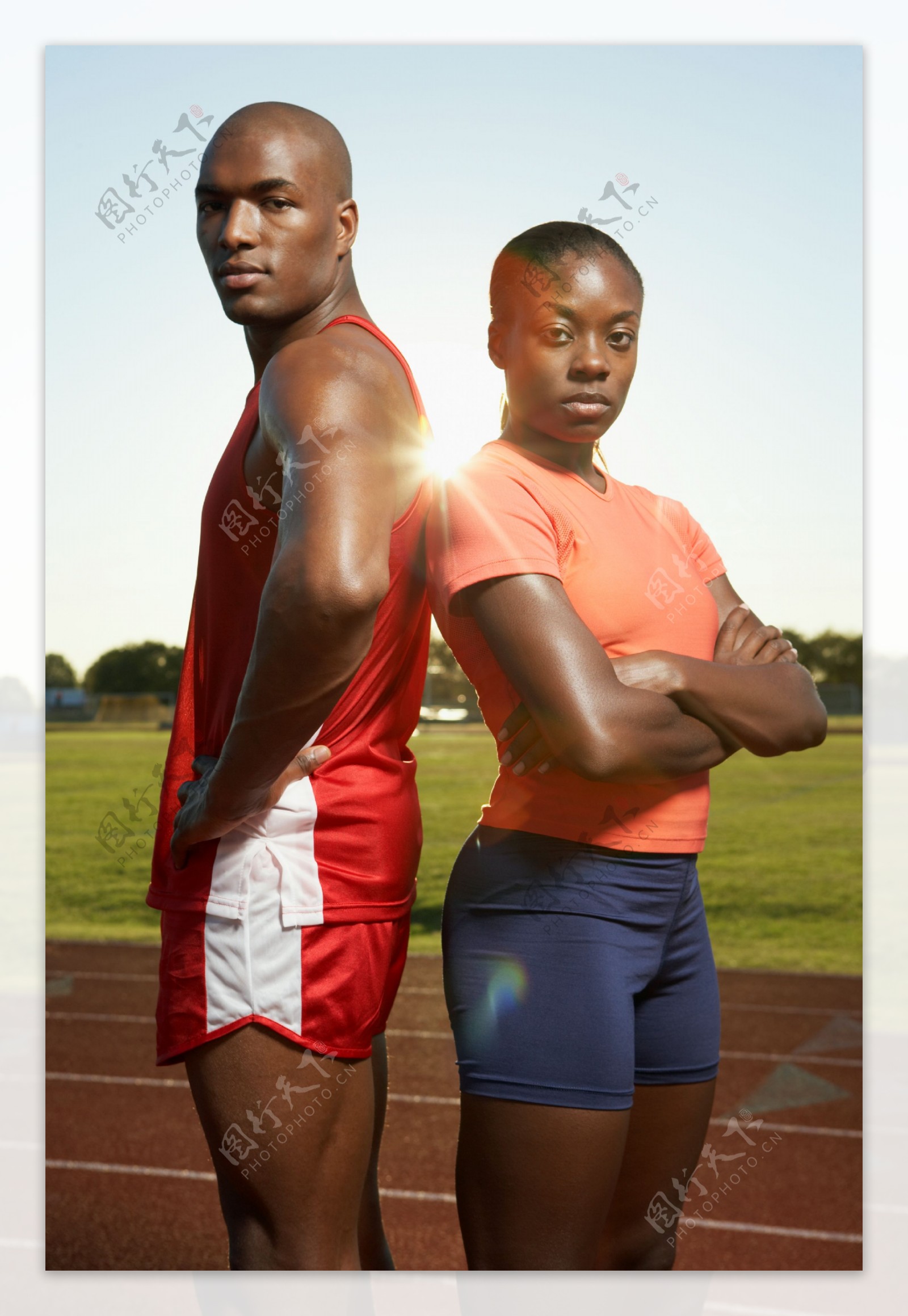 黑人长跑运动员图片