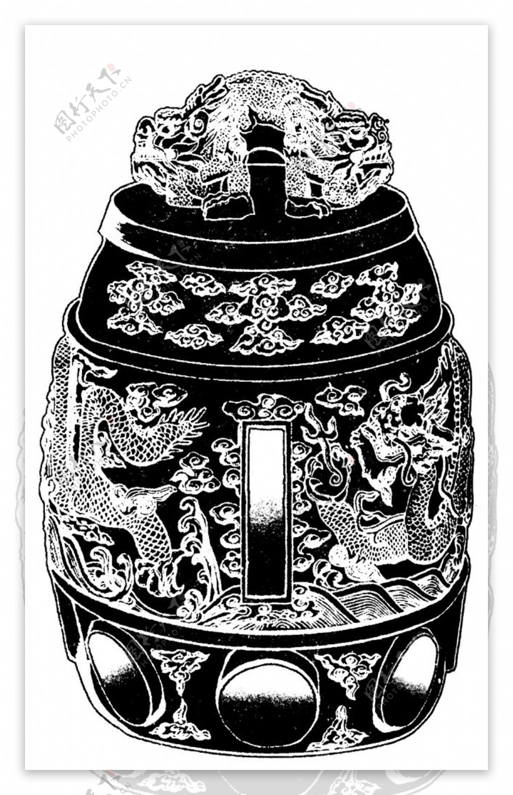 龙纹图案吉祥图案中国传统图案291