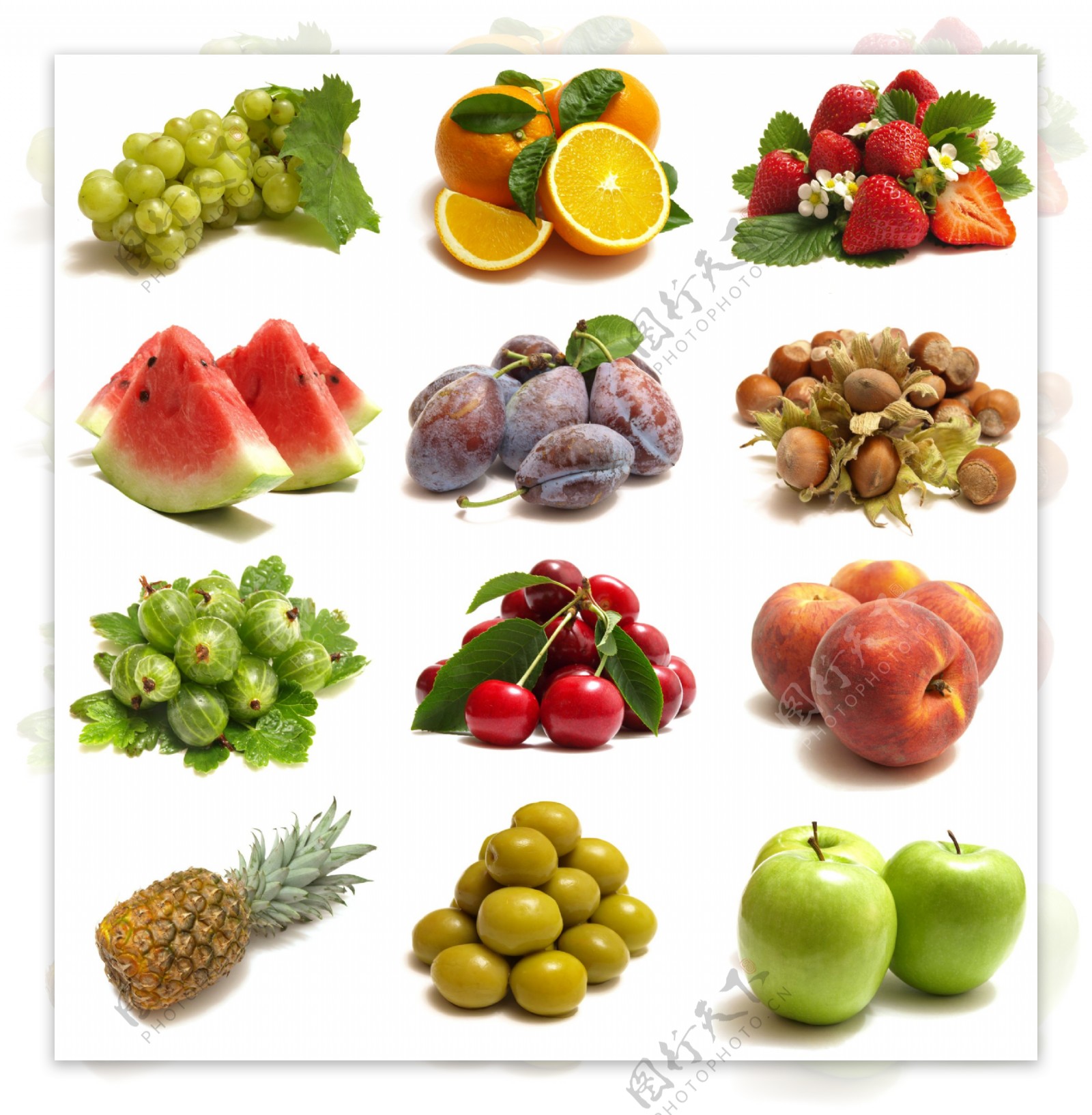 新鲜的蔬菜与水果图片