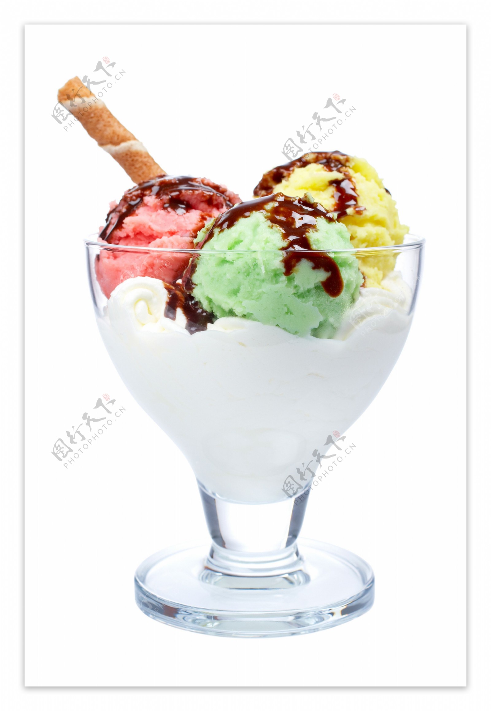 巧克力牛奶冰淇淋图片
