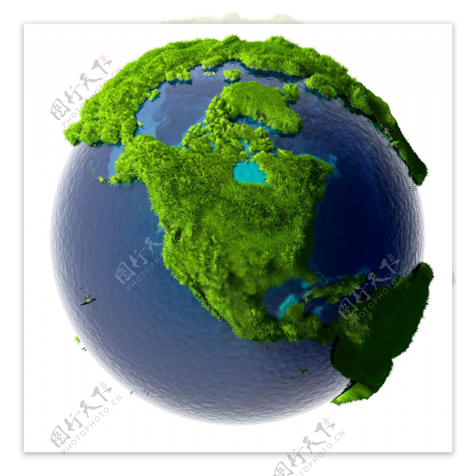 绿化地球主题图片
