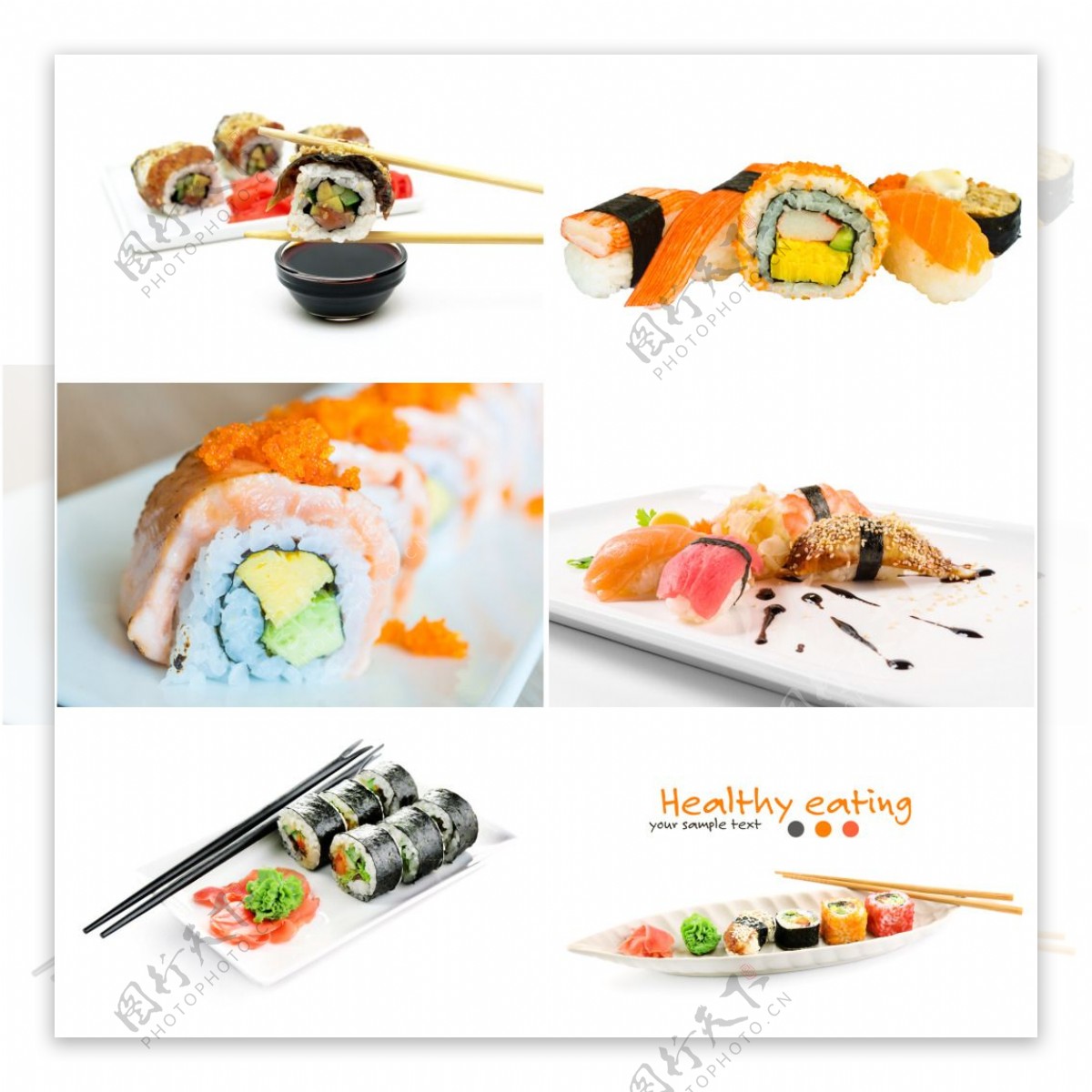裹满鱼子酱的寿司摄影高清jpg图片免费下载_编号1peh8432z_图精灵