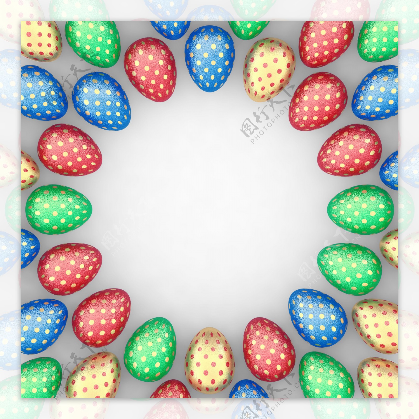 斑点复活节彩蛋图片
