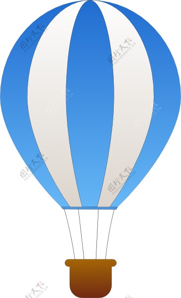 蚜垂直条纹的热气球的剪辑艺术