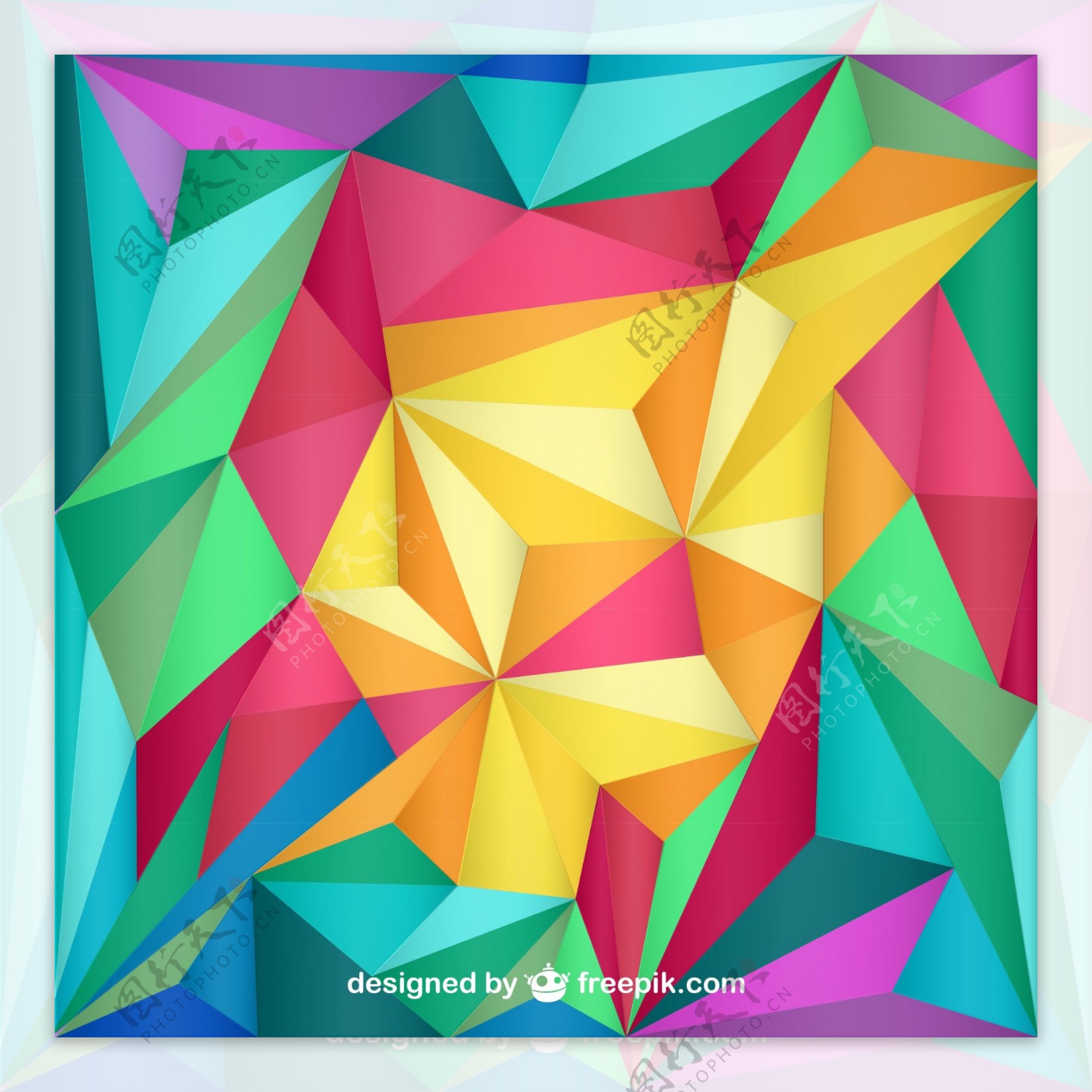 三角形抽象壁纸