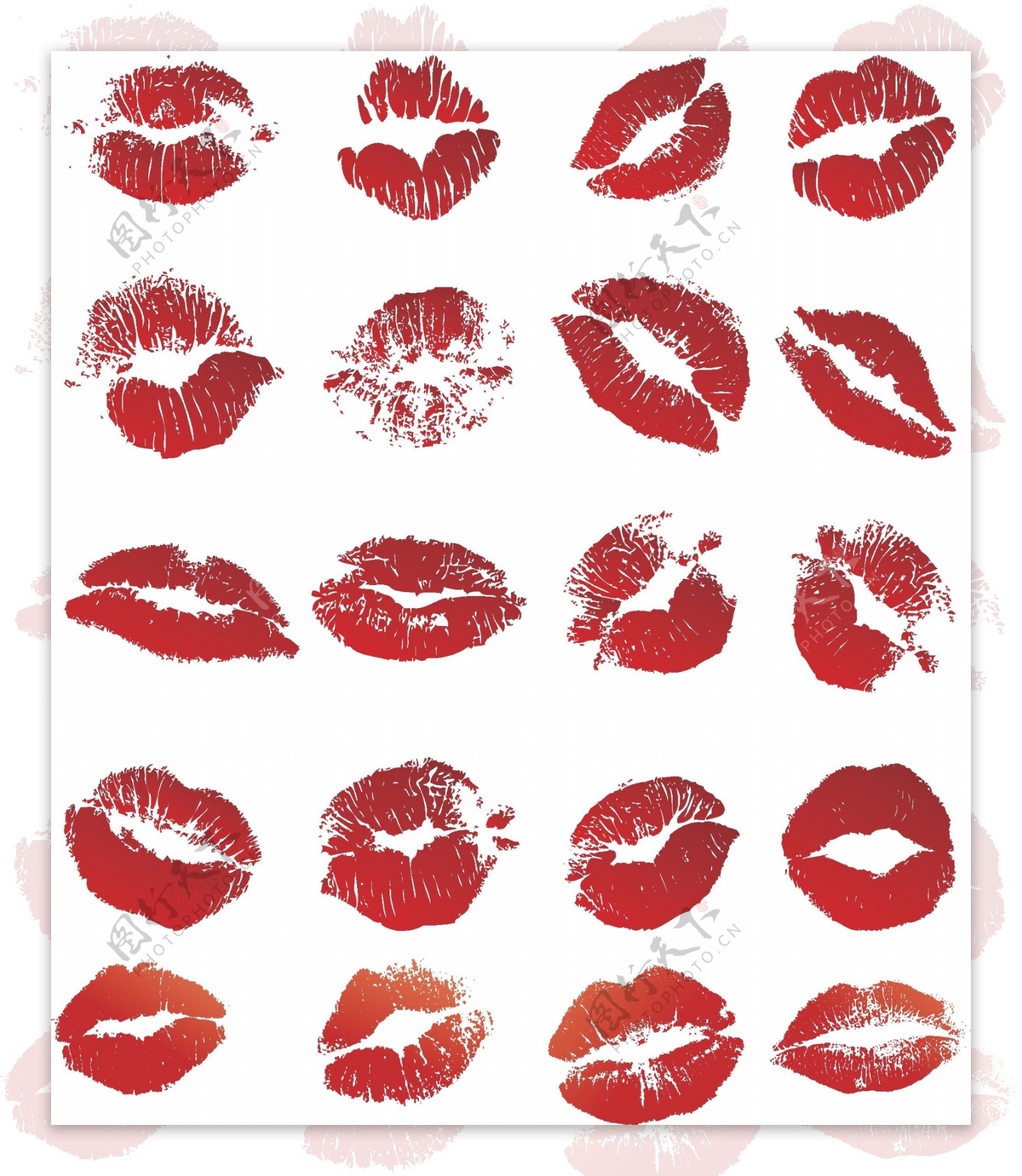 【唇印PNG】精選28款唇印PNG點陣圖素材免費下載，免費的唇印去背圖案 - 天天瘋後製