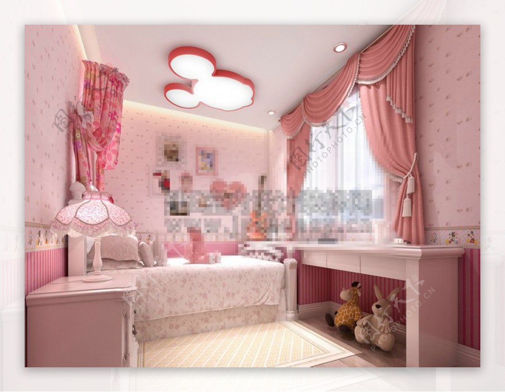 公主卧室空间模型