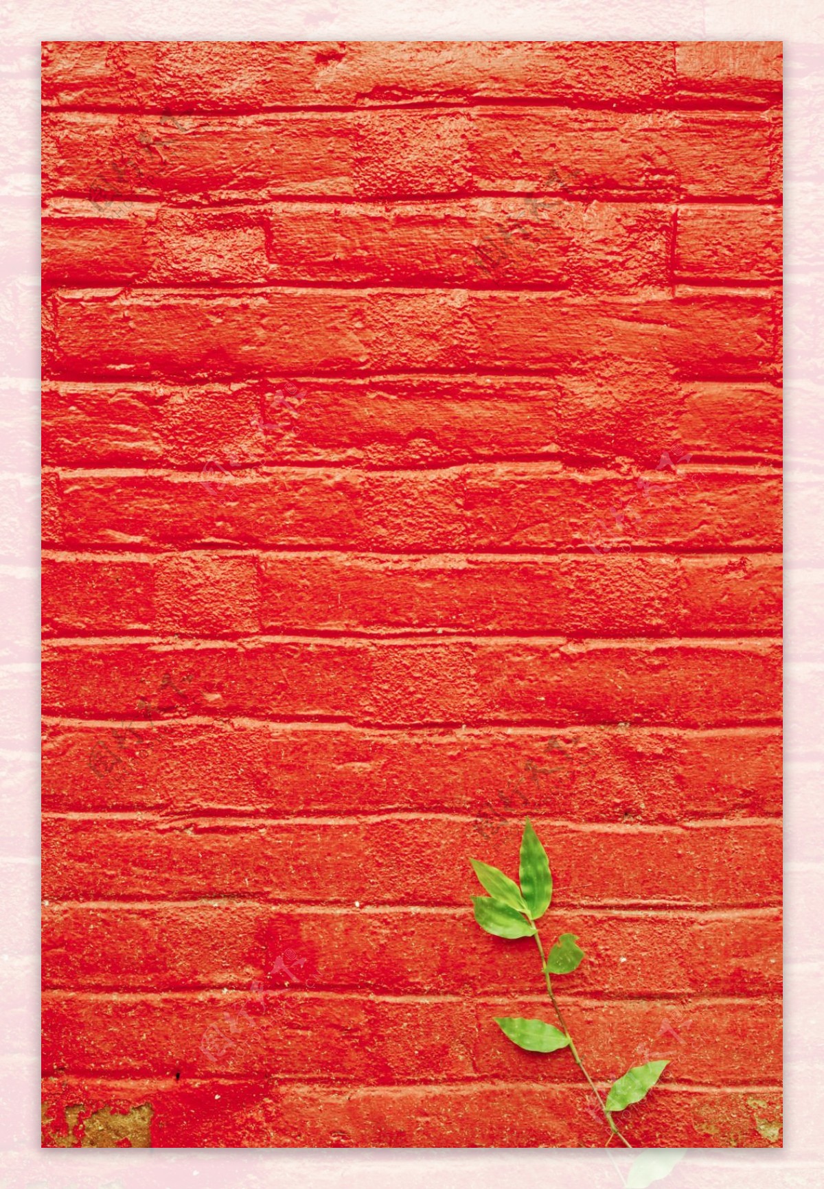 石墙广告红色砖石背景