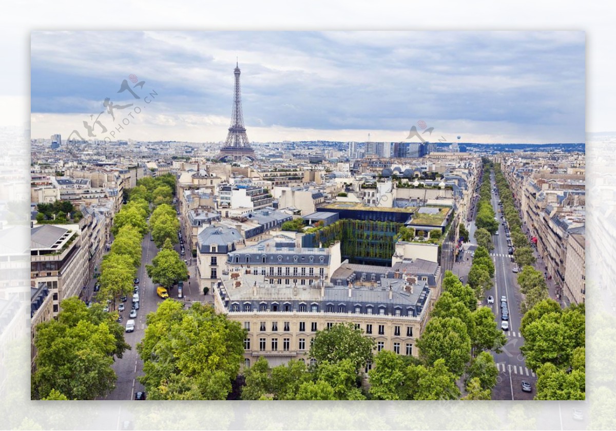 巴黎城市建筑摄影图片
