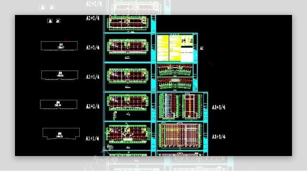 十二层办公楼建筑设计工程施工图