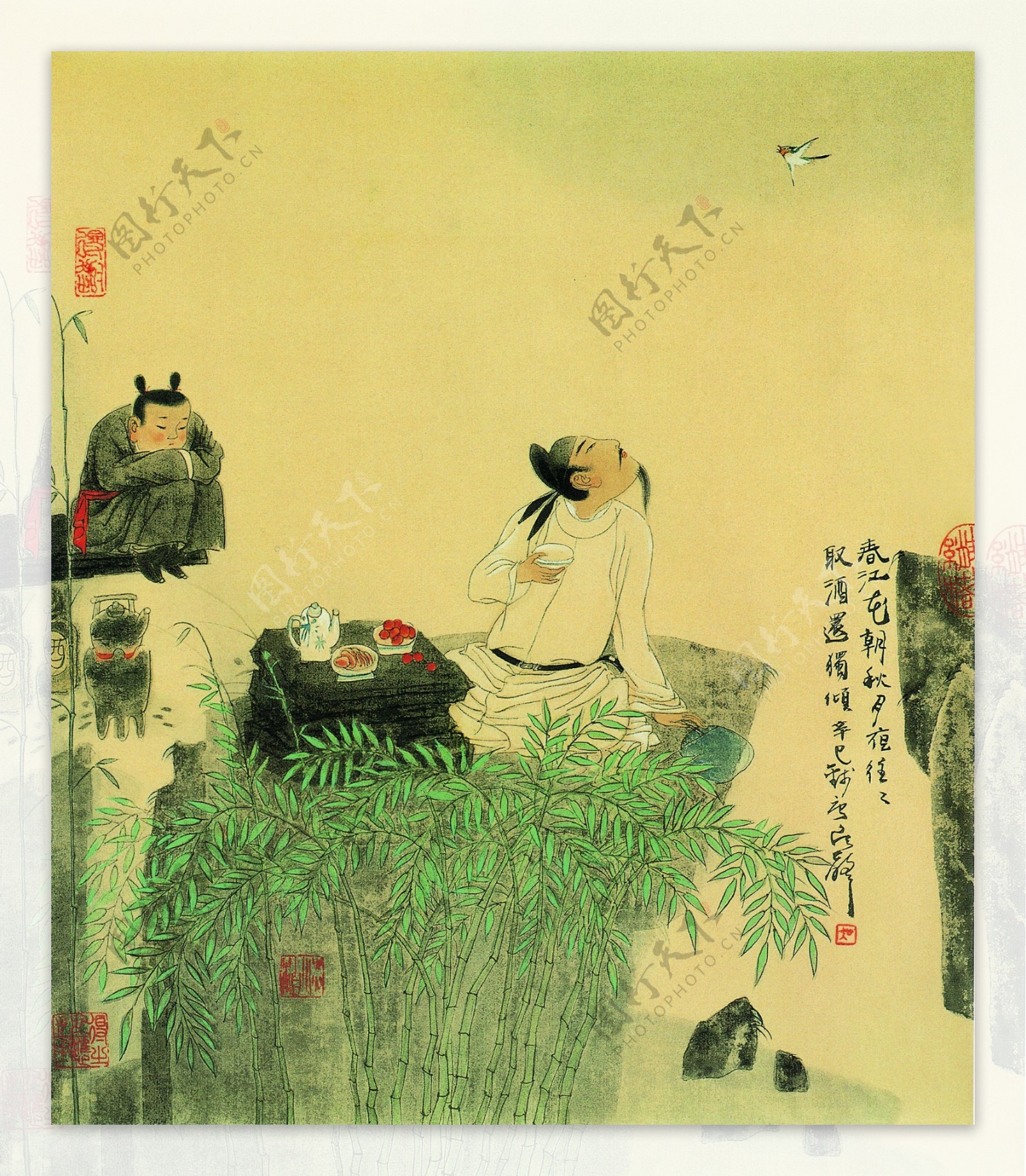 人物名画中国古典藏画0038