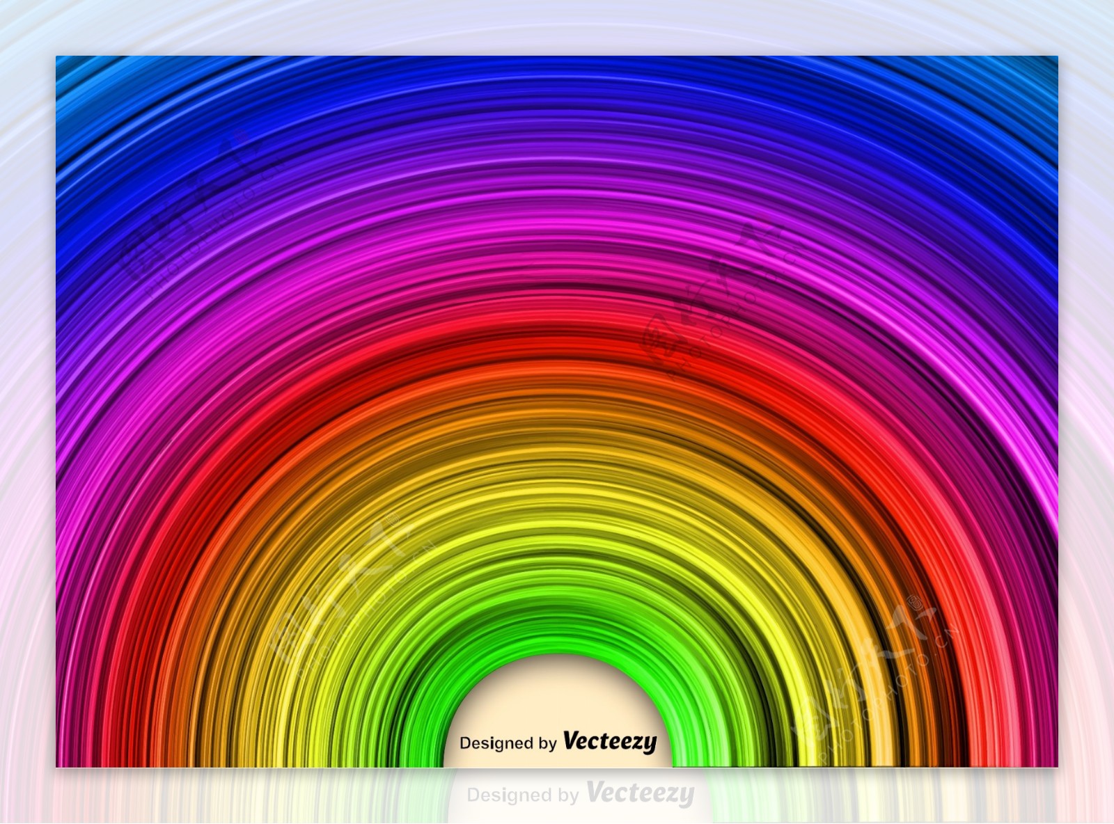 抽象彩虹矢量背景