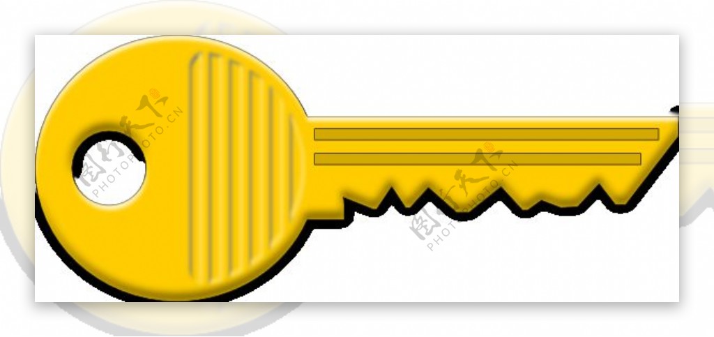 黄色钥匙卡的艺术