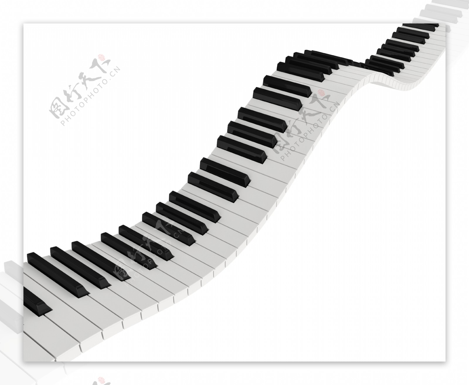 钢琴琴键图片
