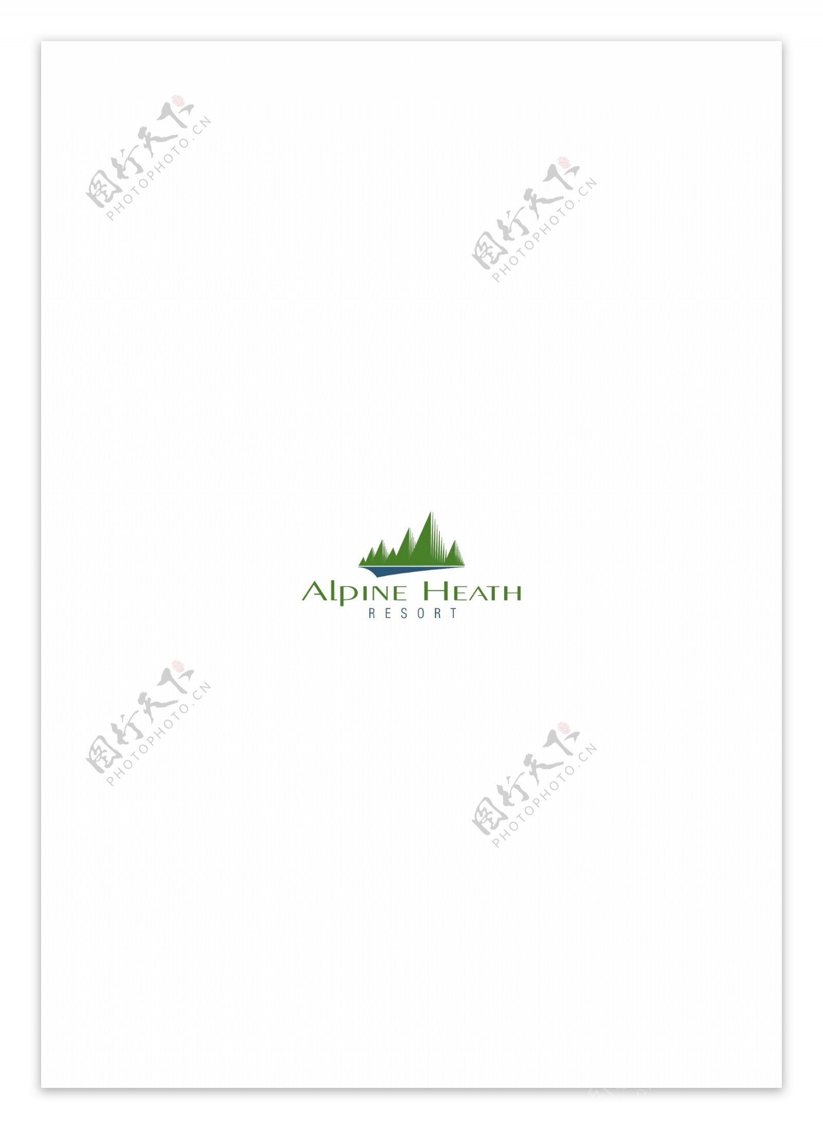 AlpineHeathlogo设计欣赏AlpineHeath酒店业标志下载标志设计欣赏