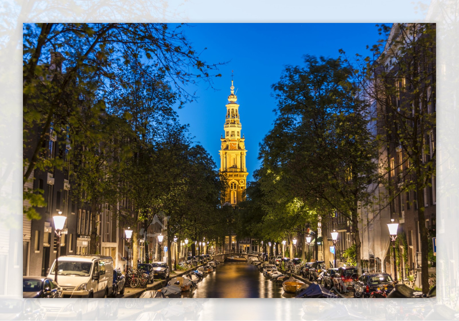 阿姆斯特丹夜景图片