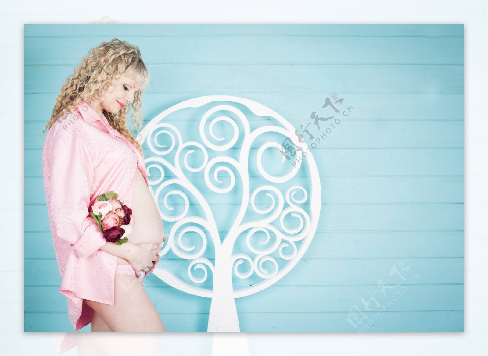 欧美孕妇写真图片