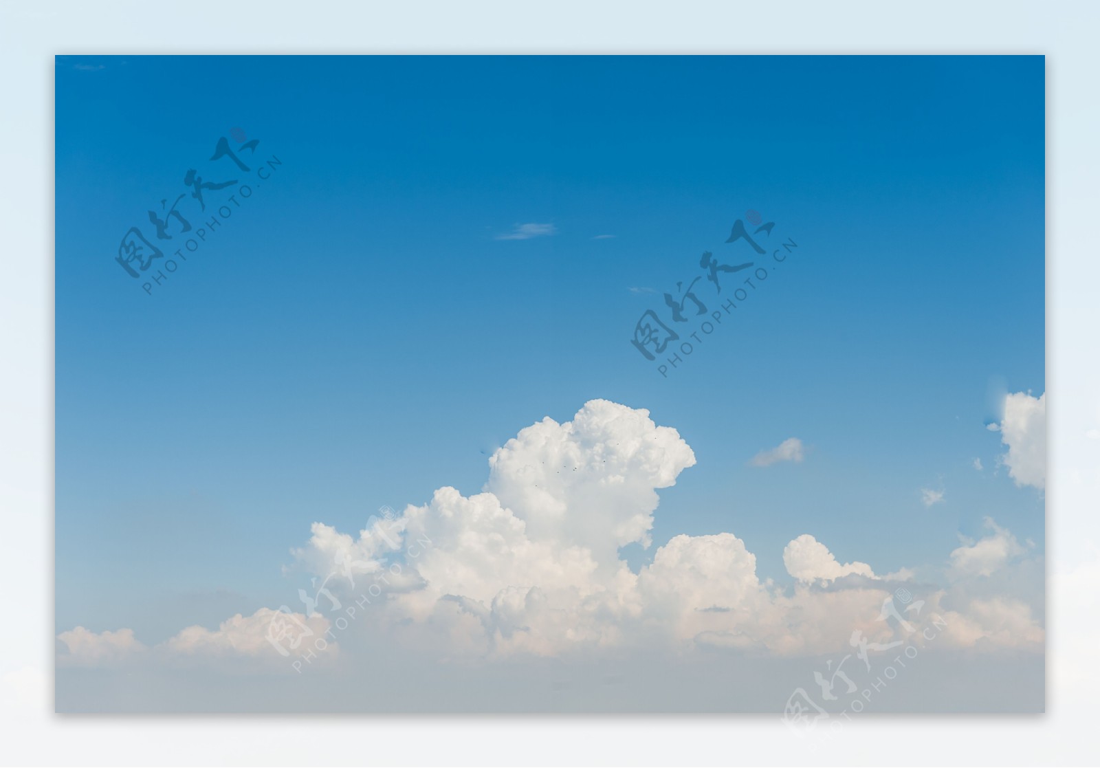 蓝天白云摄影图片