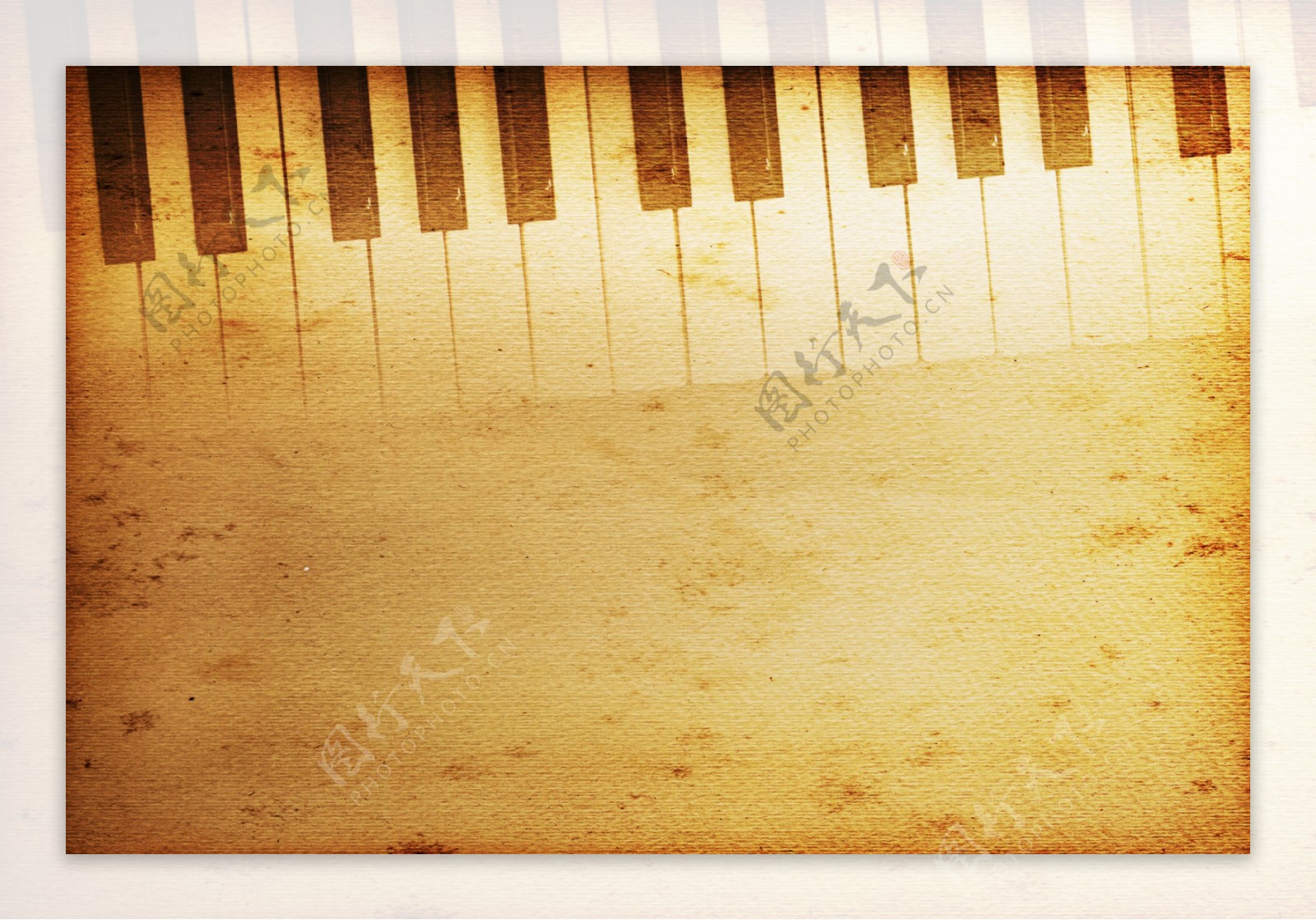 复古钢琴背景